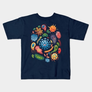 Bacterian World Kids T-Shirt